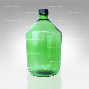 Бутыль 10,0 л Казацкий (зеленый) стеклянный оптом и по оптовым ценам в Челябинске