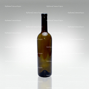Бутылка 0,750 Бордо оливковая  (20/21/23) стекло оптом и по оптовым ценам в Челябинске