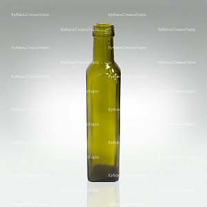 Бутылка 0,250  (31,5)"MARASCA" оливковая стекло оптом и по оптовым ценам в Челябинске