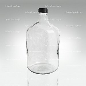 Бутыль 15,0 л Казацкий (прозрачный) стеклянный оптом и по оптовым ценам в Челябинске