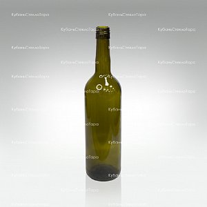 Бутылка 0,750 Бордо оливковая ВИНТ(30) стекло оптом и по оптовым ценам в Челябинске