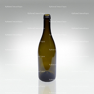 Бутылка 0,750 Бургундия оливковая (20/21/23) стекло оптом и по оптовым ценам в Челябинске