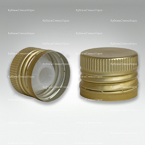 Колпачок алюминиевый с резьбой (31,5*24) с дозатором золото в Челябинске оптом и по оптовым ценам