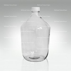 Бутыль 10,0 л Казацкий (прозрачный) стеклянный оптом и по оптовым ценам в Челябинске