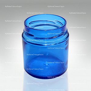 Стеклобанка 0,200  ТВИСТ (66)  Deep (синяя) банка стеклянная КСТ оптом и по оптовым ценам в Челябинске