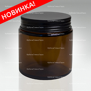 0,100 ТВИСТ коричневая банка стеклянная с черной алюминиевой крышкой оптом и по оптовым ценам в Челябинске
