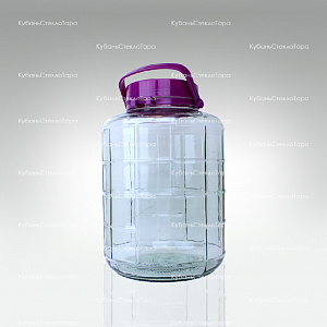 Бутыль (банка) стеклянный "фиолетовая" 12 л оптом и по оптовым ценам в Челябинске