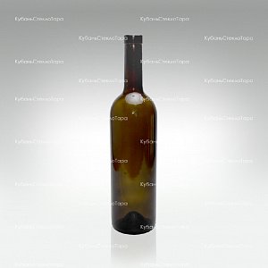 Бутылка 0,750 Бордо оливковая (П-29-А4) стекло оптом и по оптовым ценам в Челябинске
