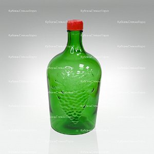 Винная бутылка 3 л (38) зеленая стекло оптом и по оптовым ценам в Челябинске