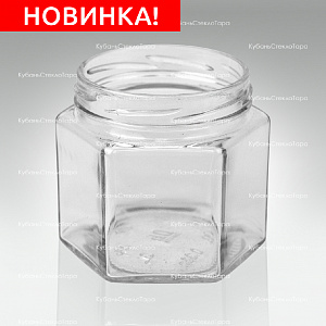 Стеклобанка 0,360 ТВИСТ (82) "Шестигранка" банка стеклянная оптом и по оптовым ценам в Челябинске