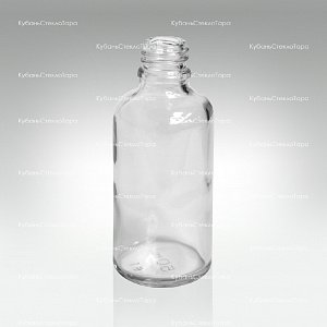 Флакон для капель 0,050 л (18) прозрачное стекло оптом и по оптовым ценам в Челябинске