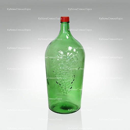 Бутыль 7,0 л "Симон" (38) стеклянный с крышкой зеленый оптом и по оптовым ценам в Челябинске